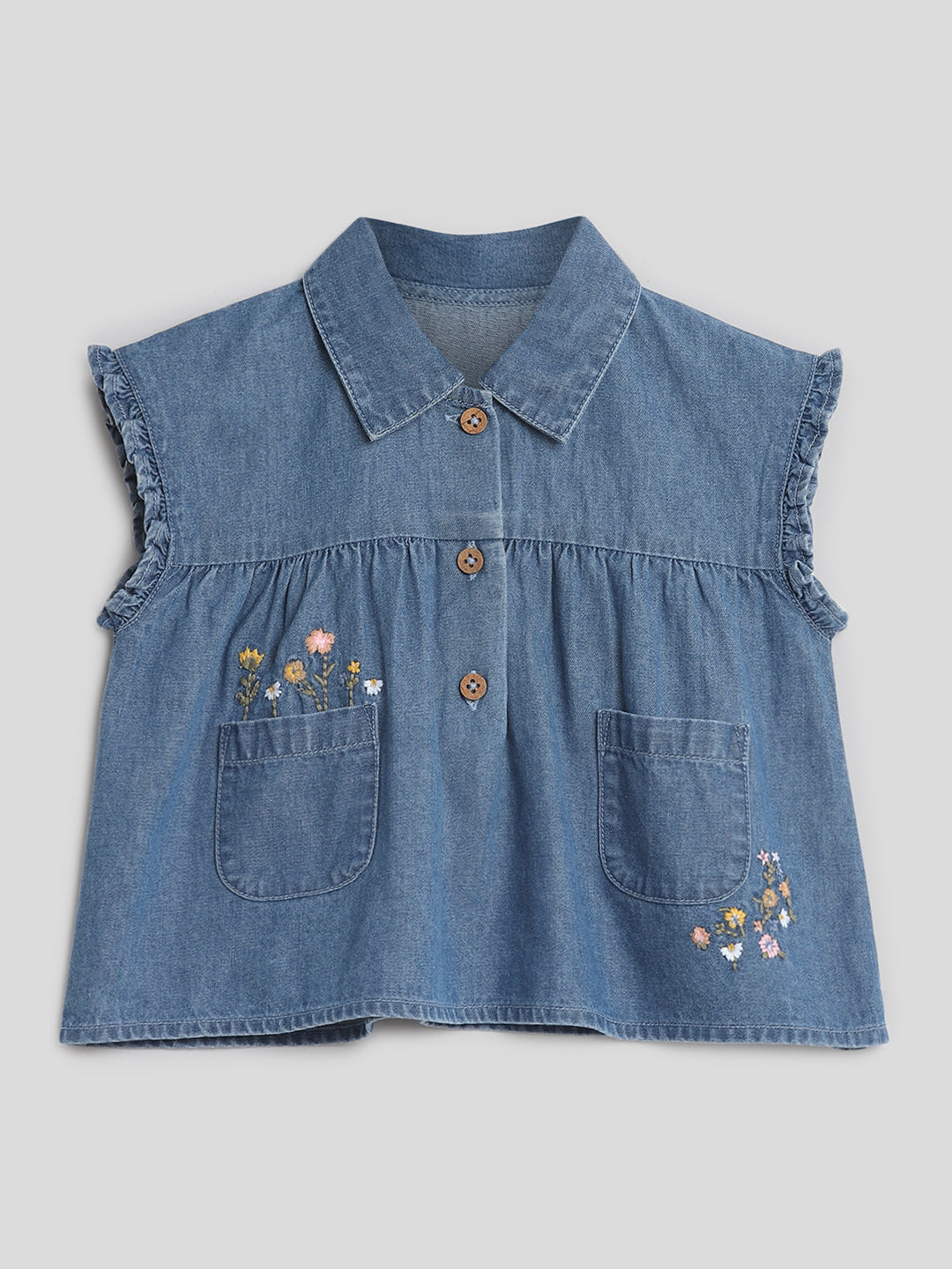 Grow & Nurture Denim Top Somersault
