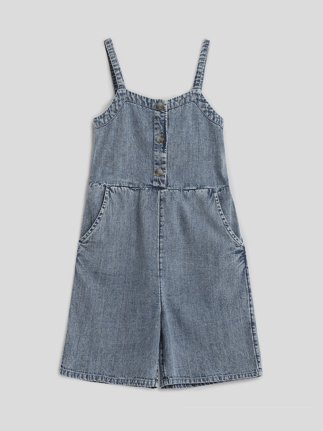 Denim Romper Somersault