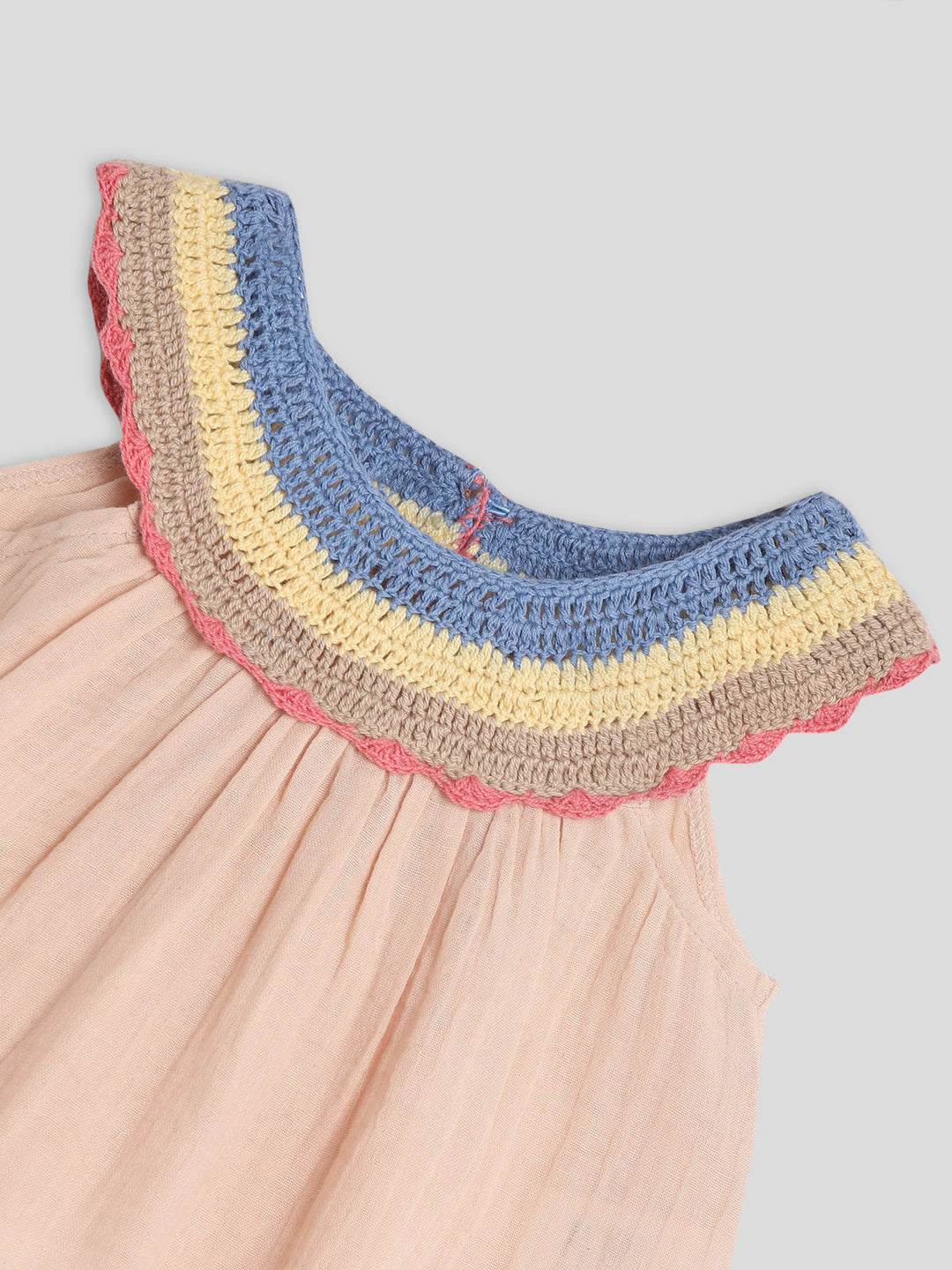 Apricot Crochet Flouncy Top Somersault