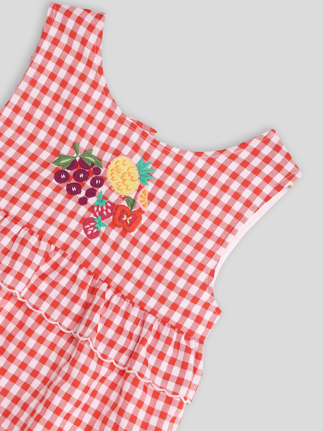 Fruity Gingham Top & Shorts Set Somersault