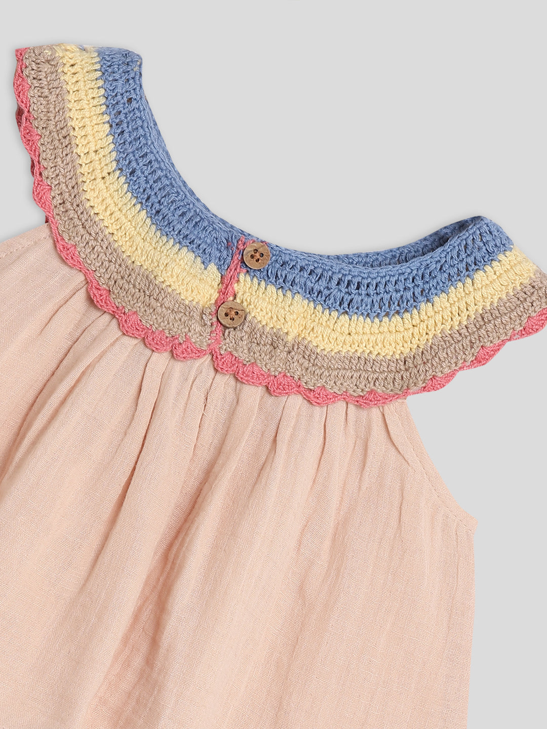 Apricot Crochet Flouncy Top Somersault