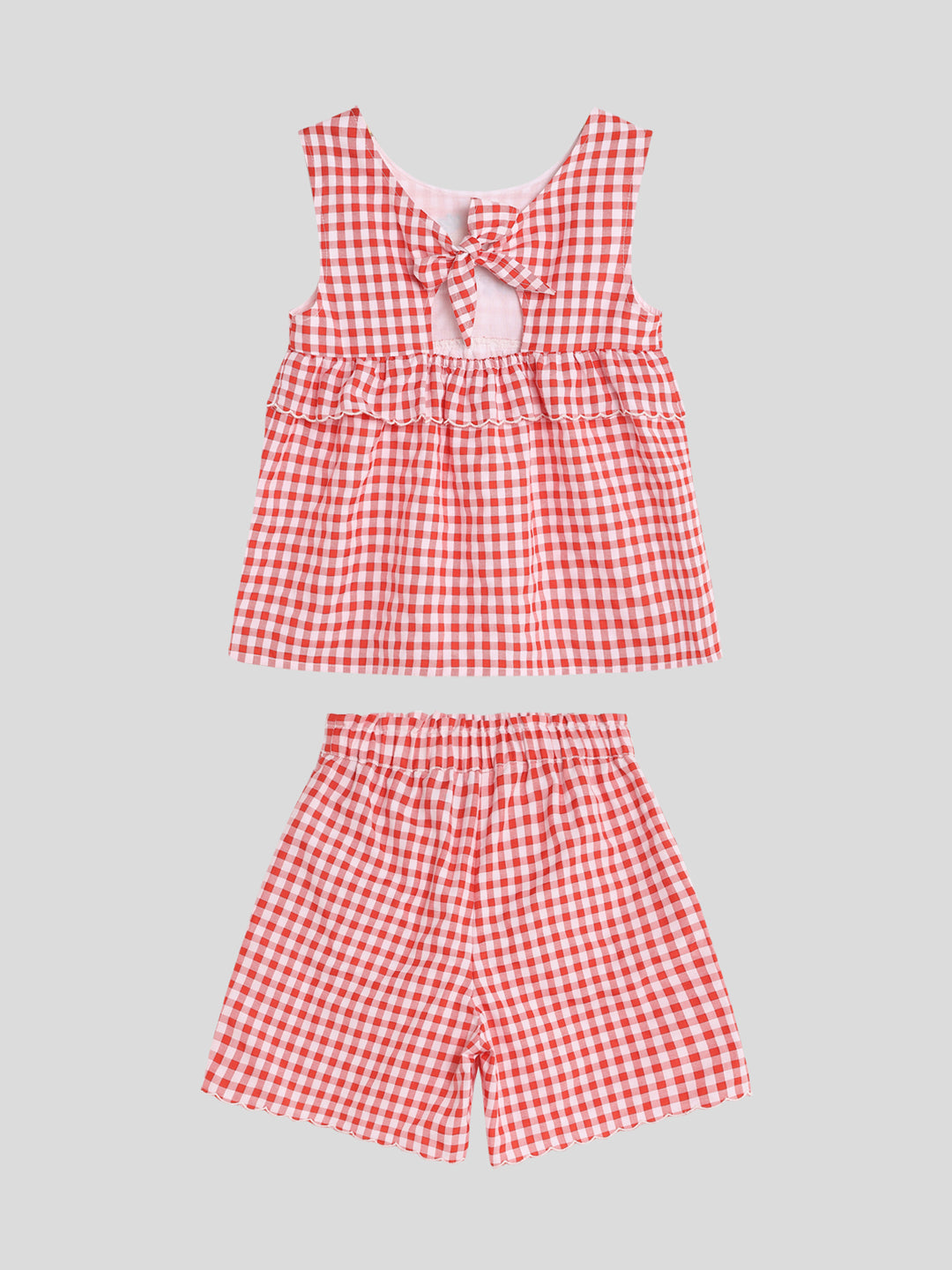 Fruity Gingham Top & Shorts Set Somersault