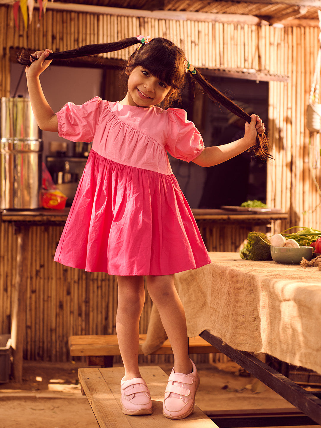 Raspberry Pink Dress Somersault