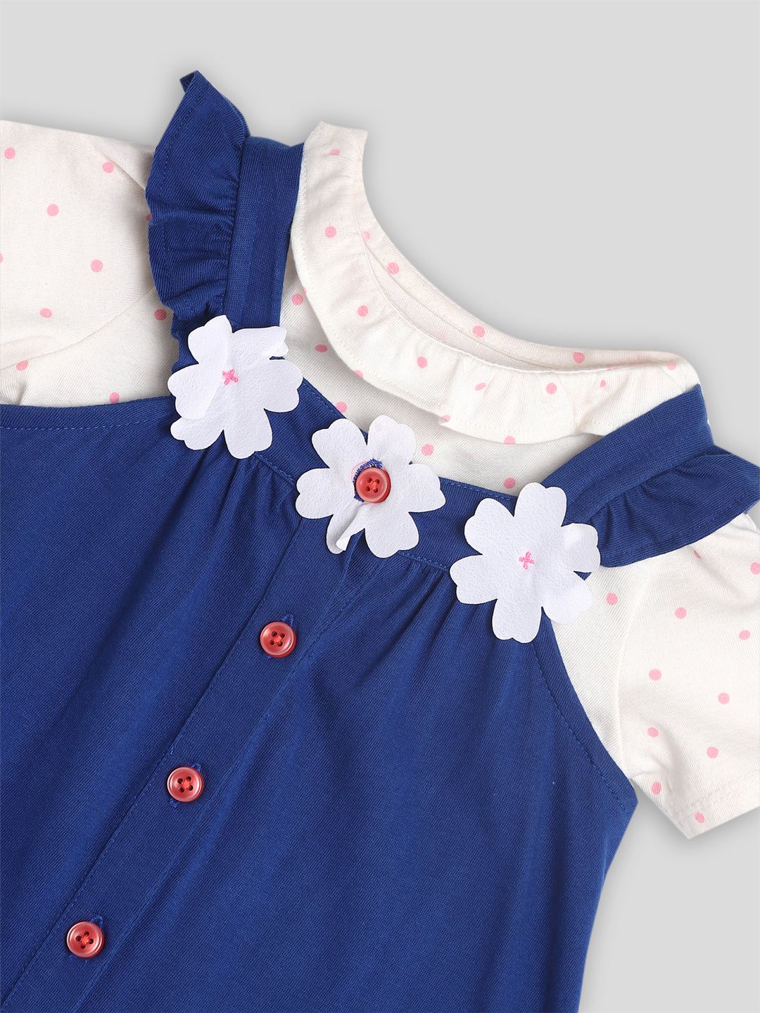 Apple Broccoli Dress with Tee Somersault