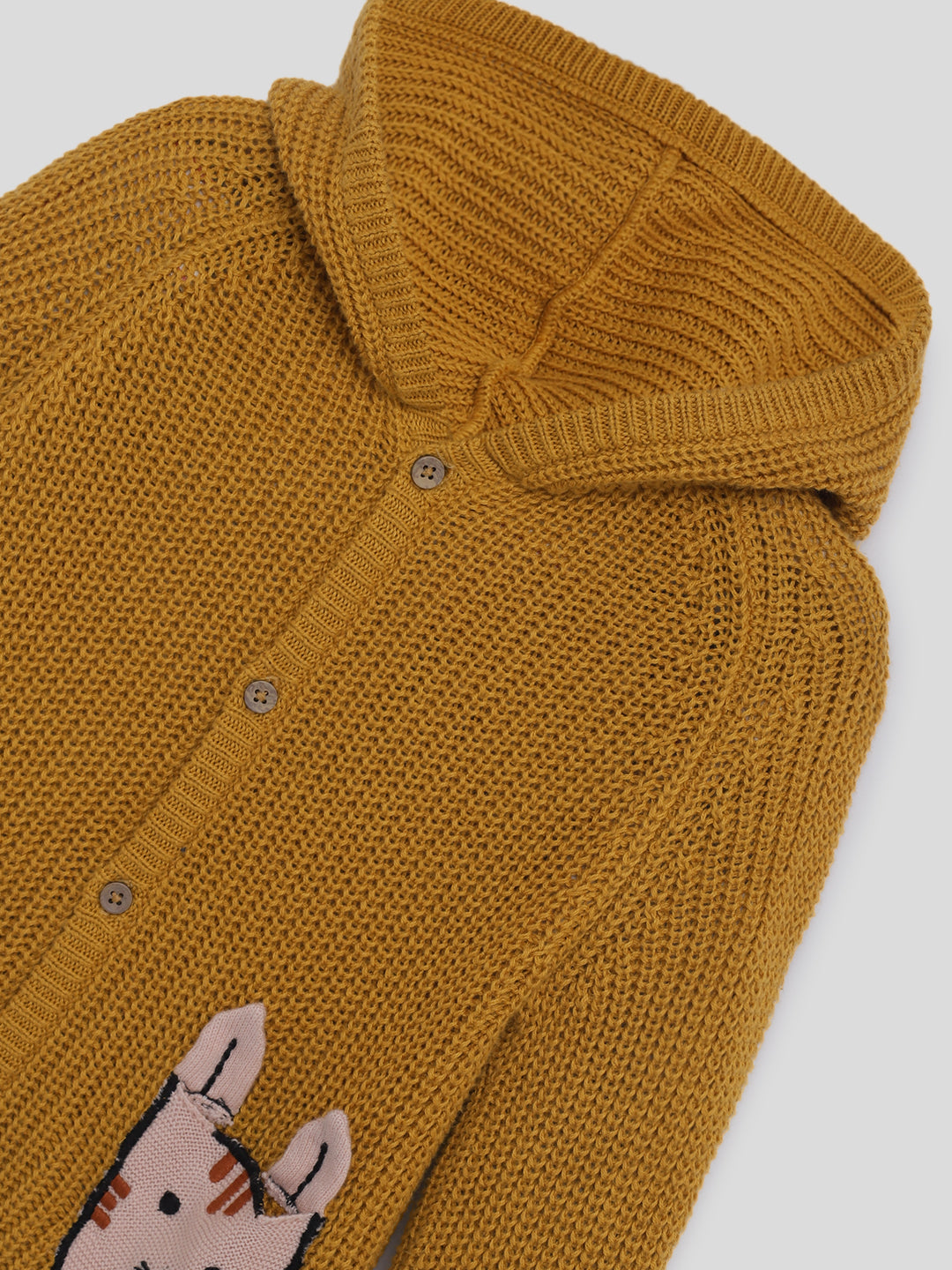 Knitted Chunky Hooded Cardigan Somersault
