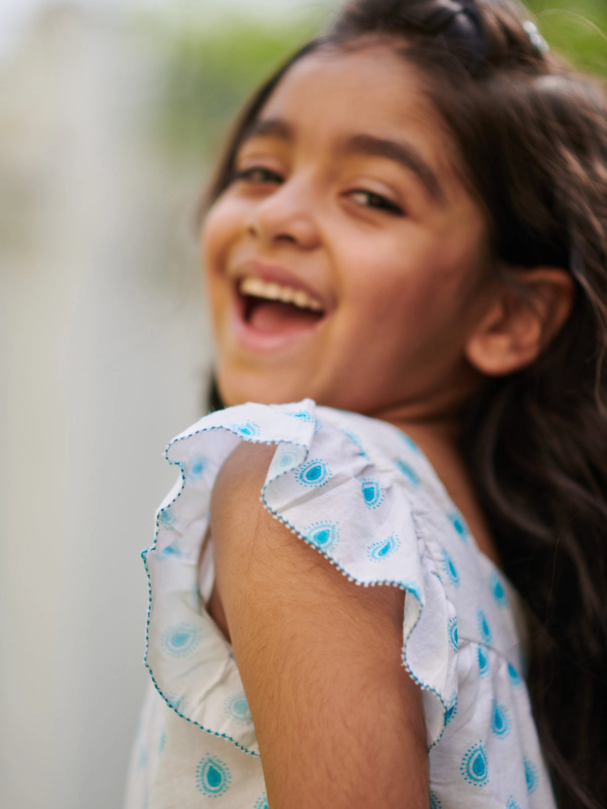 Blue Paisley Romper Somersault