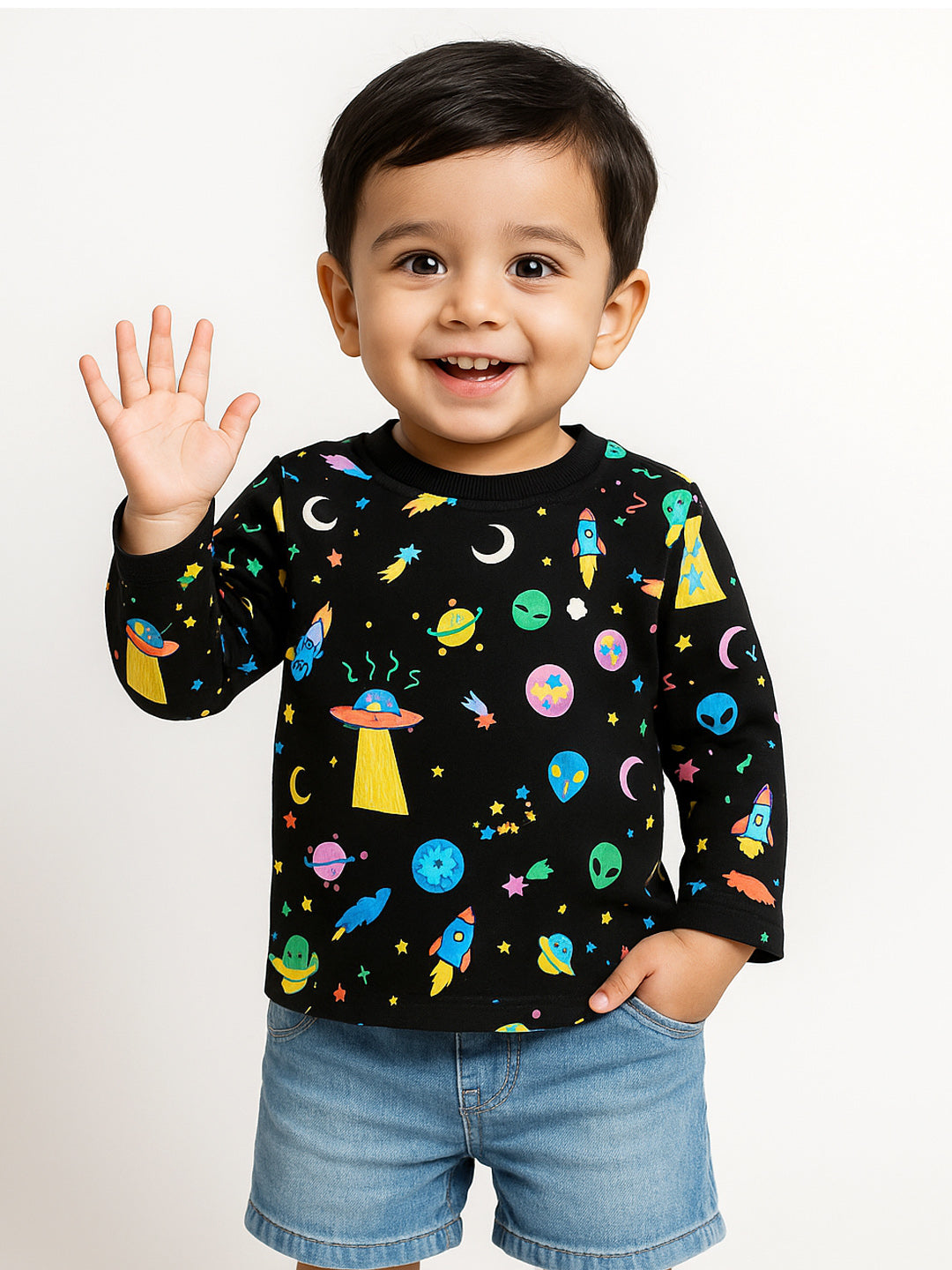 Black Galactic Sweatshirt