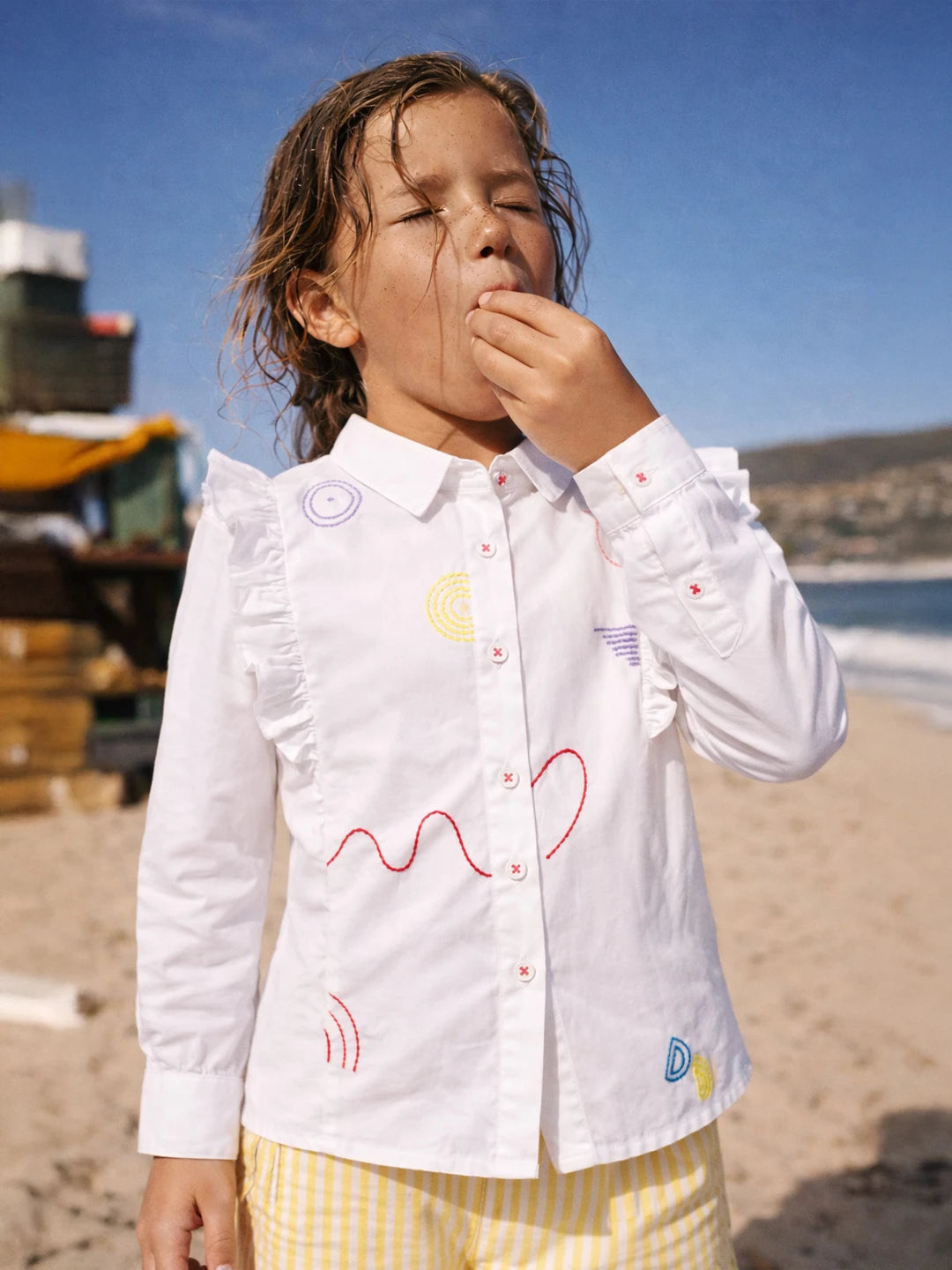 Embroidered Cotton Shirt