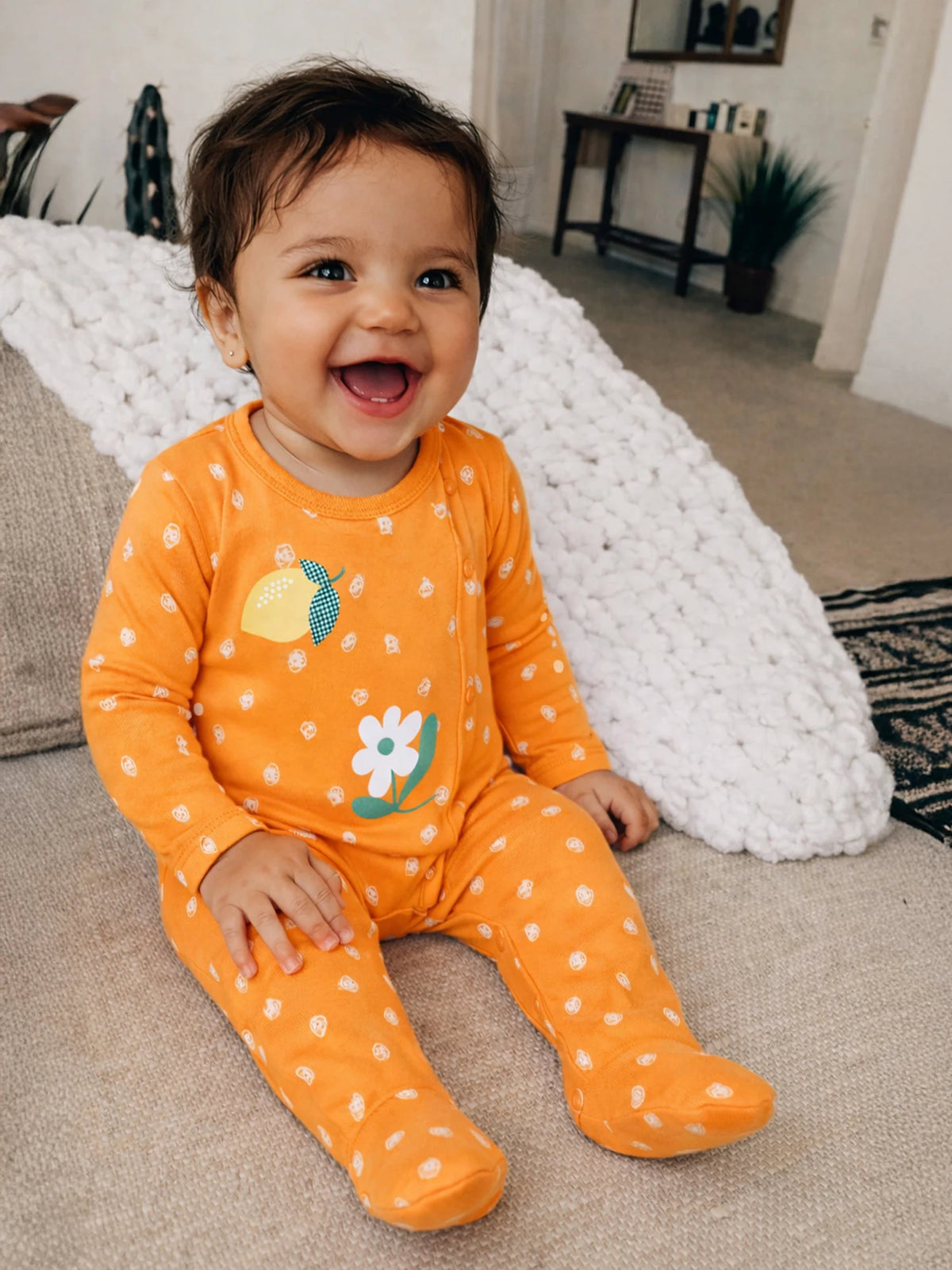 Printed Footed Sleepsuit