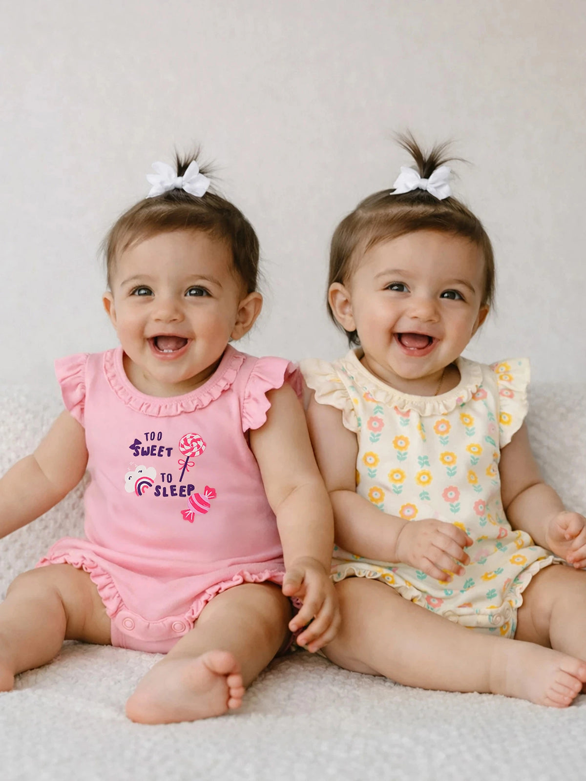 Pack of 2 Ruffle Bodysuit