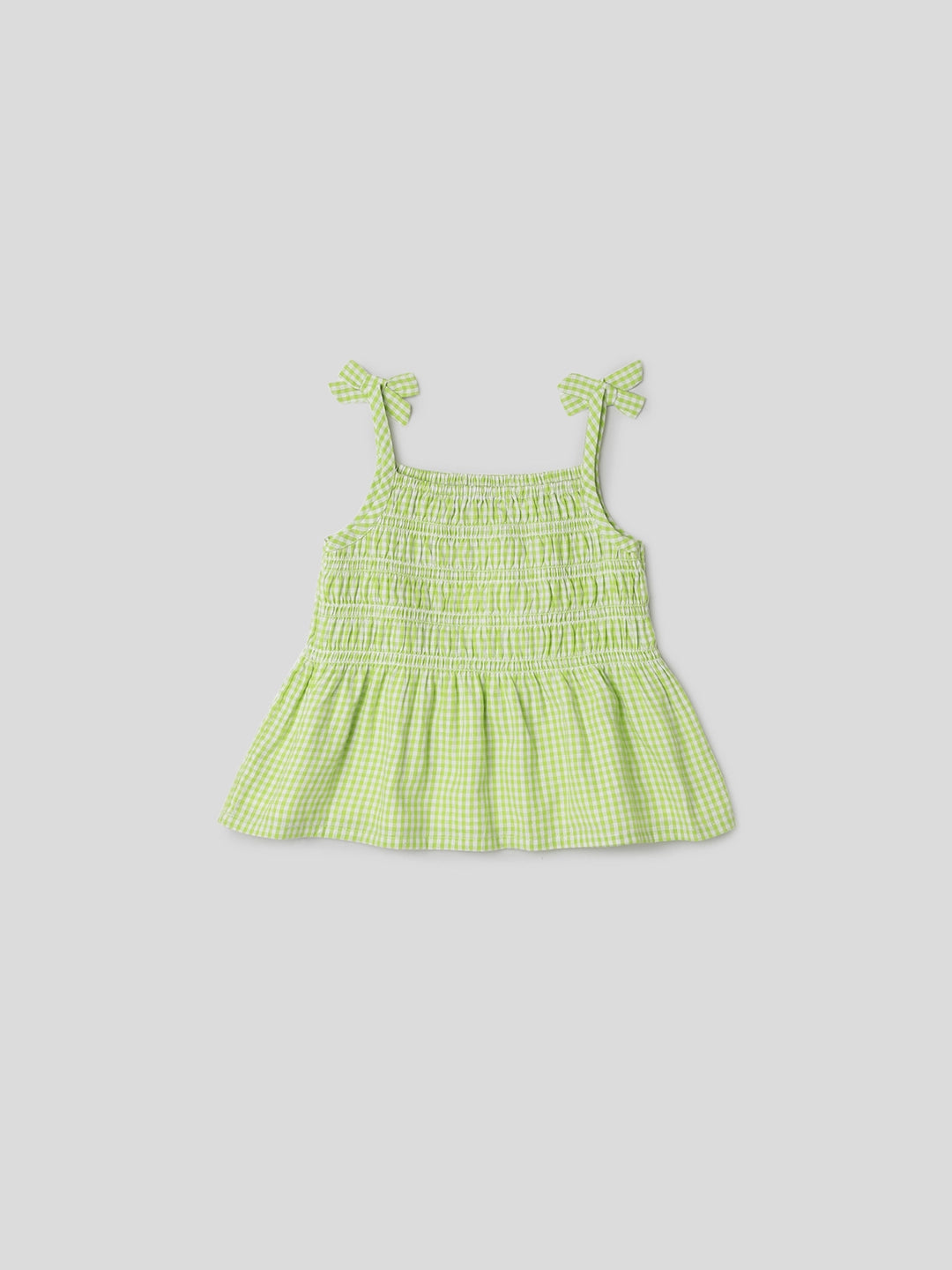 Green Gingham Strappy Top Somersault