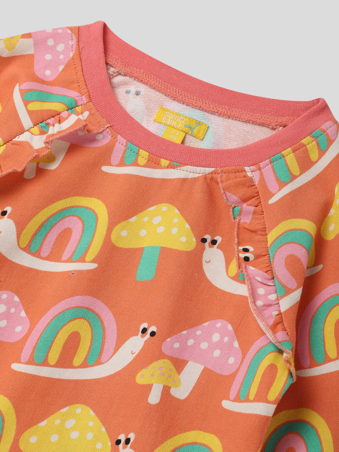 Rainbow Snail Sweatshirt Somersault