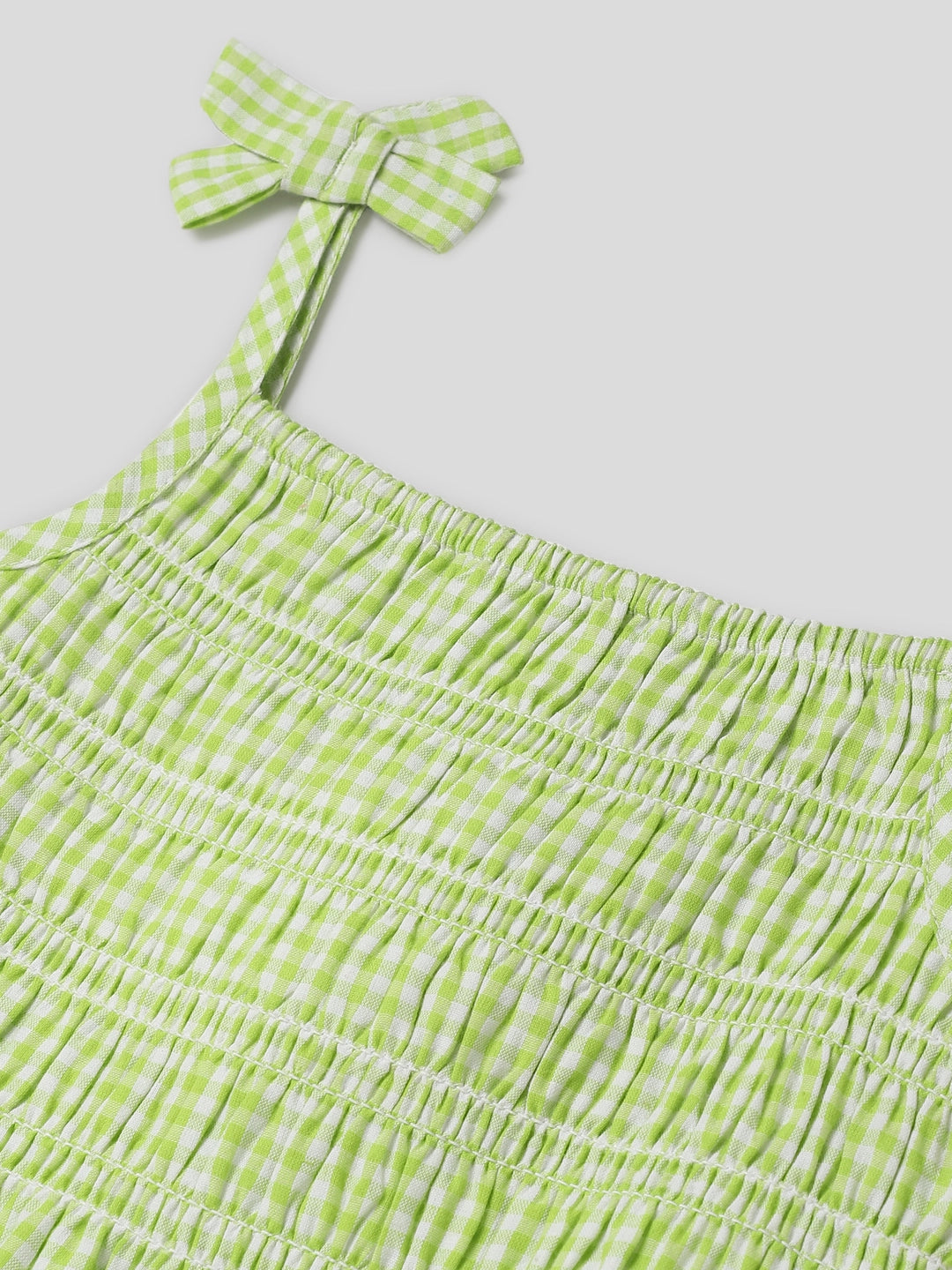 Green Gingham Strappy Top Somersault