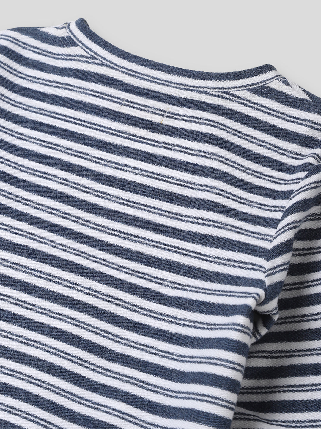 Stripe Tshirt With Neon Pop Somersault