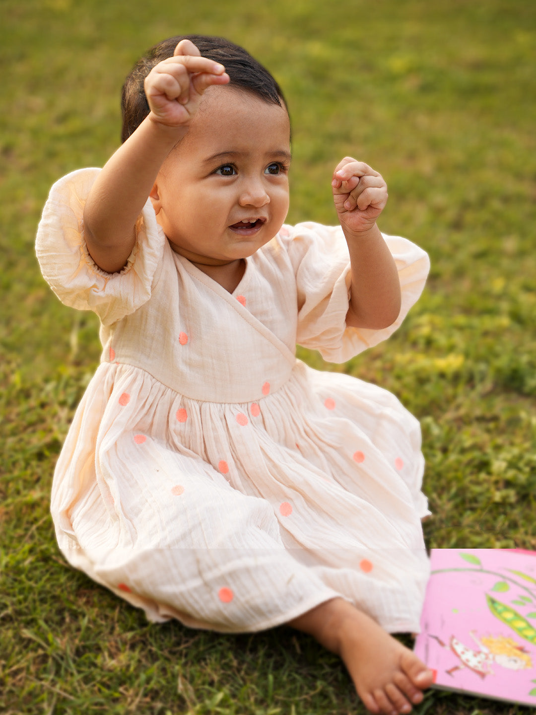 Pink Polka Dress Somersault