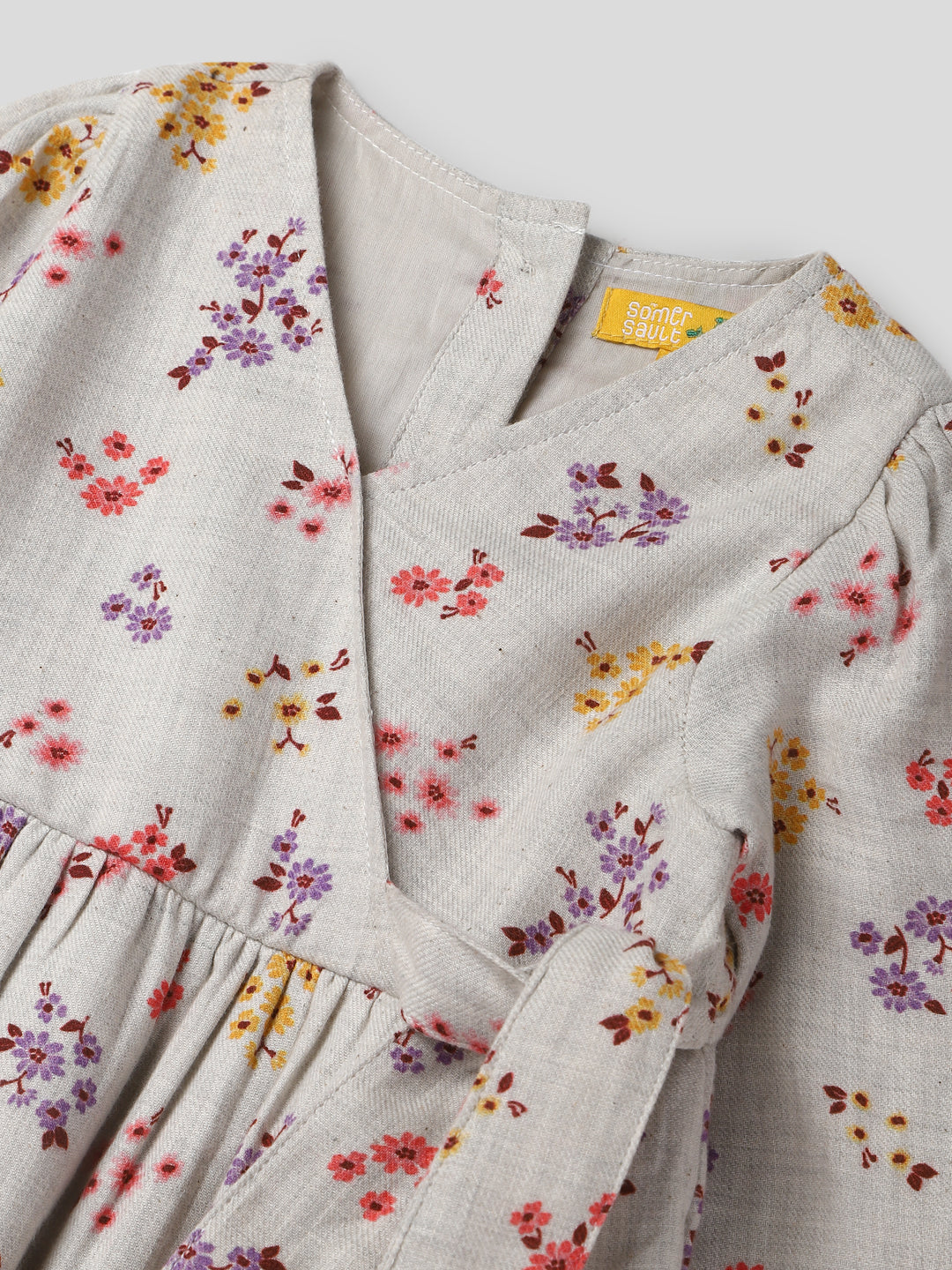 Bouquet Wrap Dress Somersault