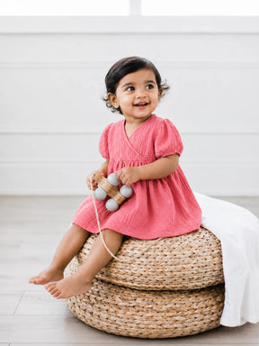 Pink Muslin Dress