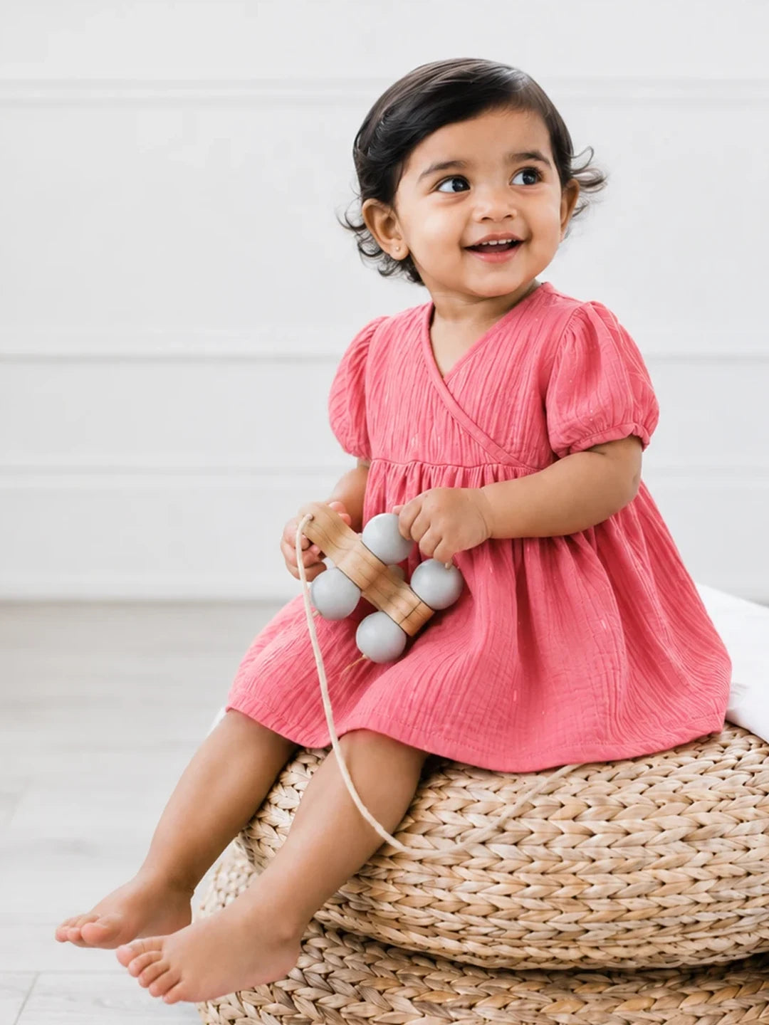 Pink Muslin Dress
