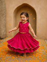 Pink Halter Top Skirt Set