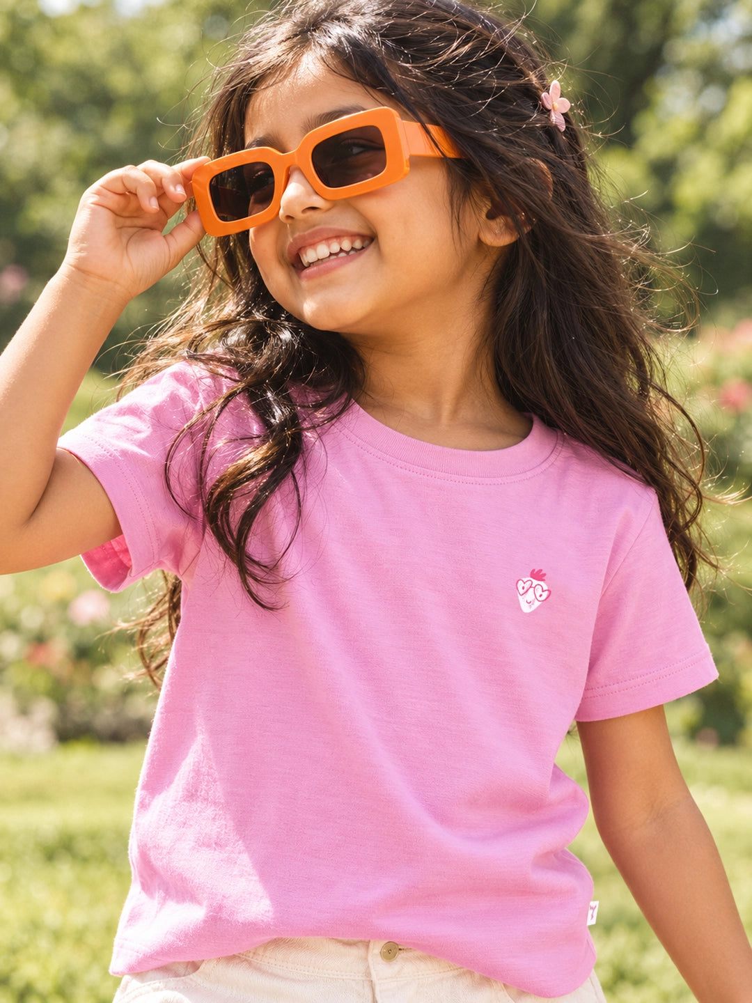 Candy Pink Girl's T-Shirt