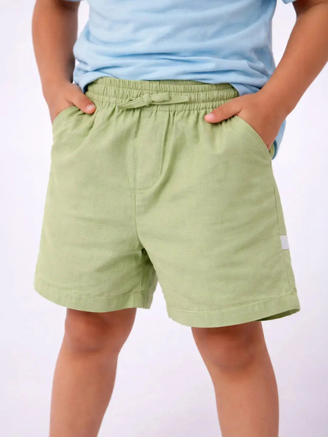 Solid Cotton Shorts