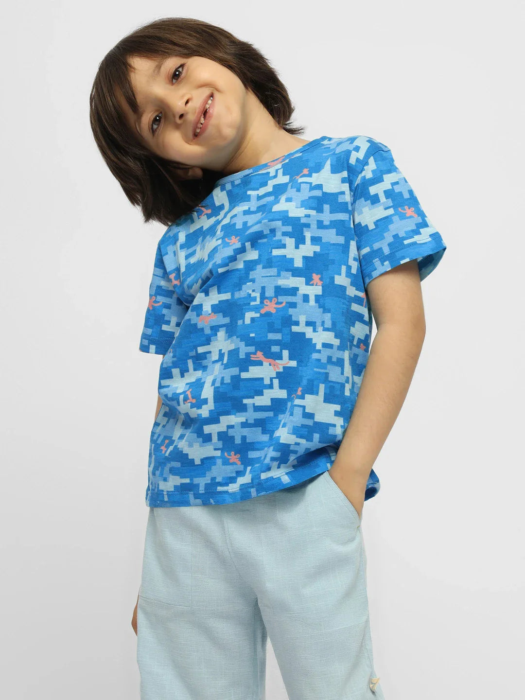Happy Camouflage Cotton Tee
