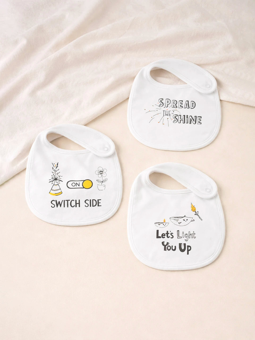 Patakha Bibs(Set Of 3)