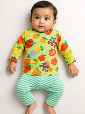 Very Fruity Cotton Tee & Pants Set