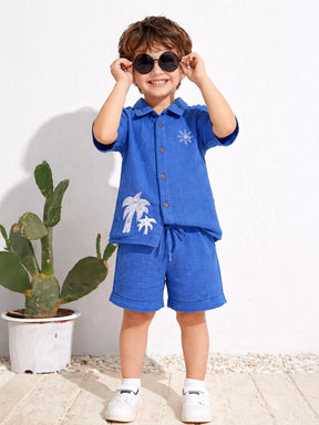 Ocean Breeze Blue Co-ord Set