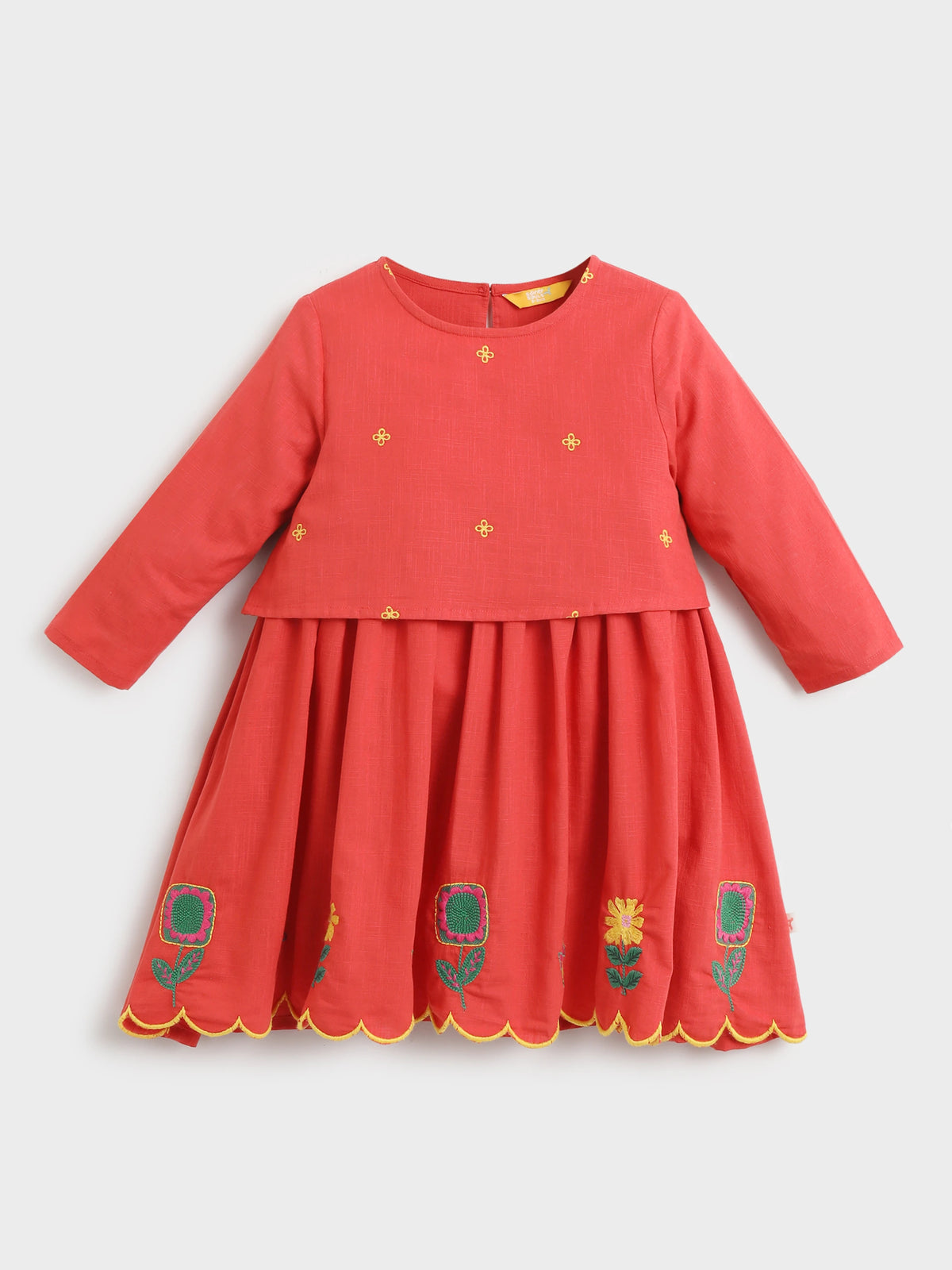 Embroidered Cotton Dress