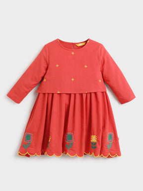 EMBROIDERED DRESS