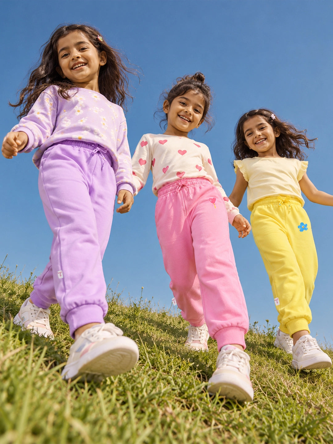 Pack of 3 Girl's Joggers