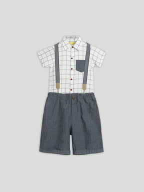 Formal 2 Piece Set With Suspenders Somersault
