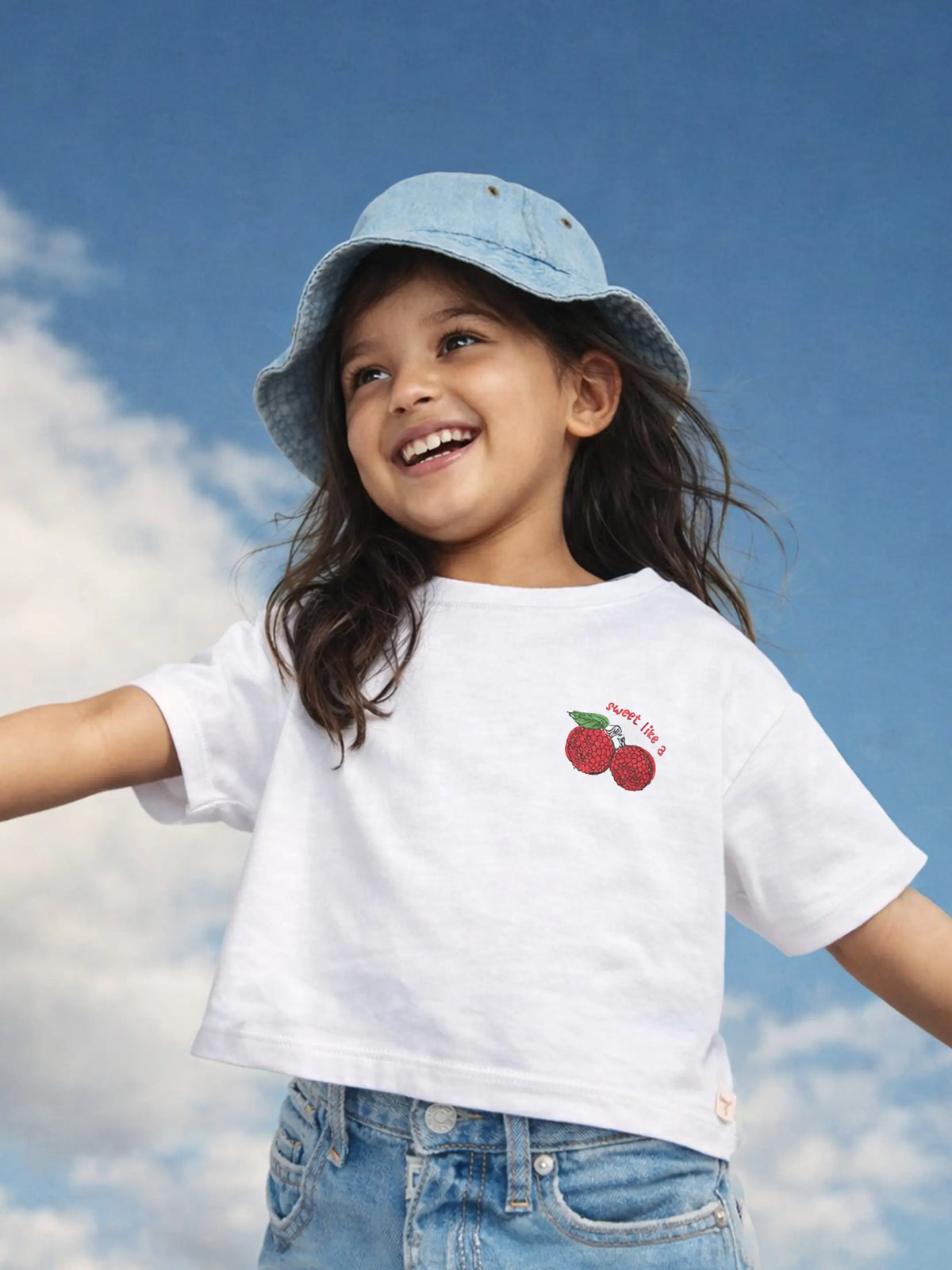 Cherry Print T-Shirt for Girls