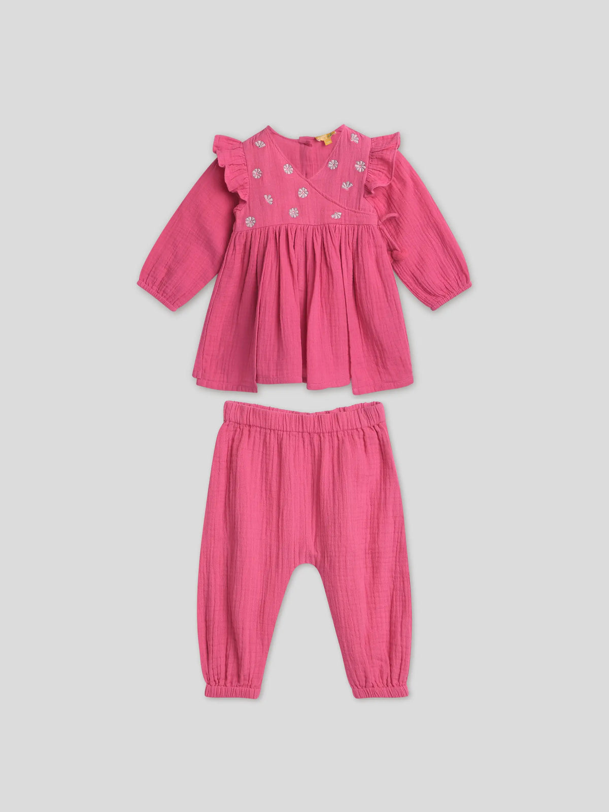 Rani Pink Festive Girls Set Somersault