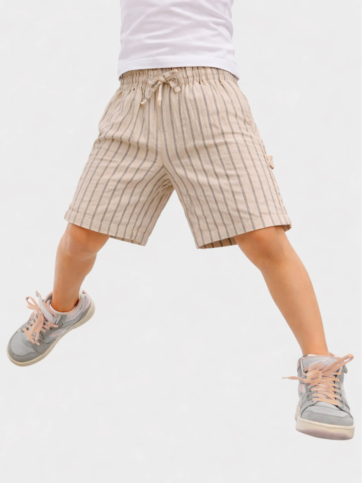 Desert Stripe Drawstring Shorts