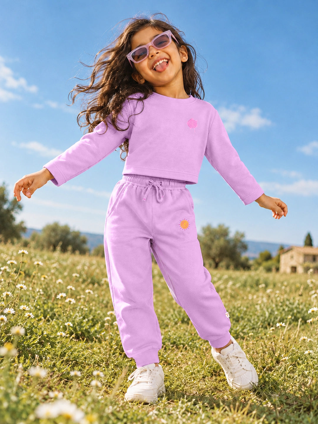 Lilac Pop T-Shirt & Jogger Set