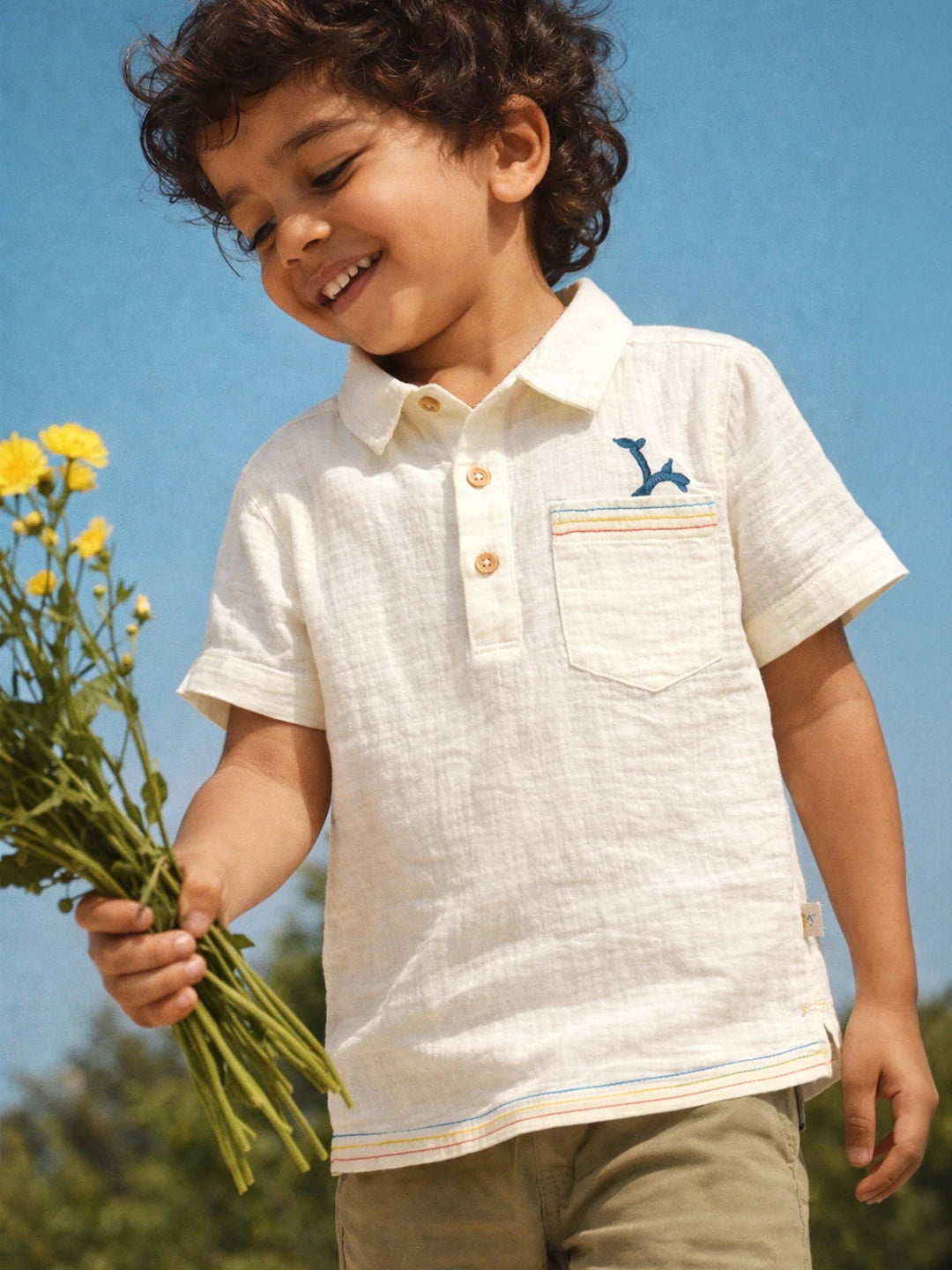 Ecru Muslin Shirt
