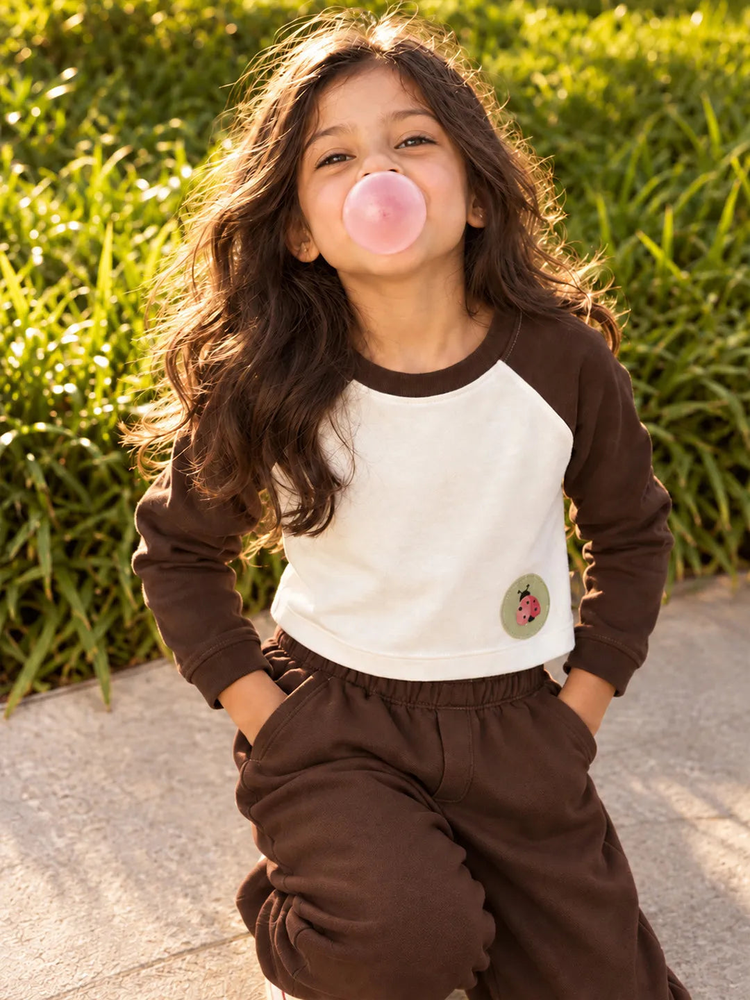 Cropped Raglan Top