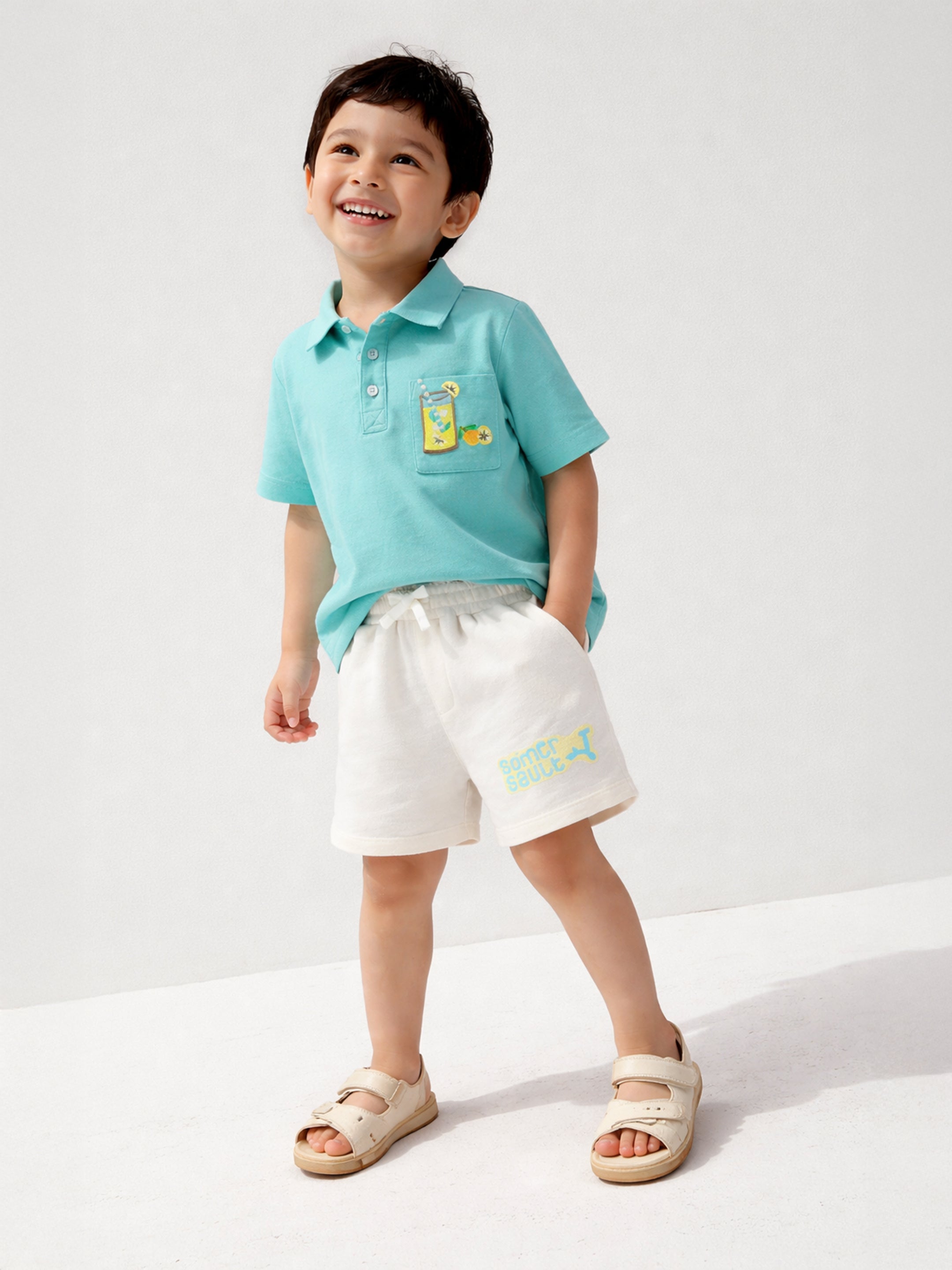Solid Polo Co-ord Set