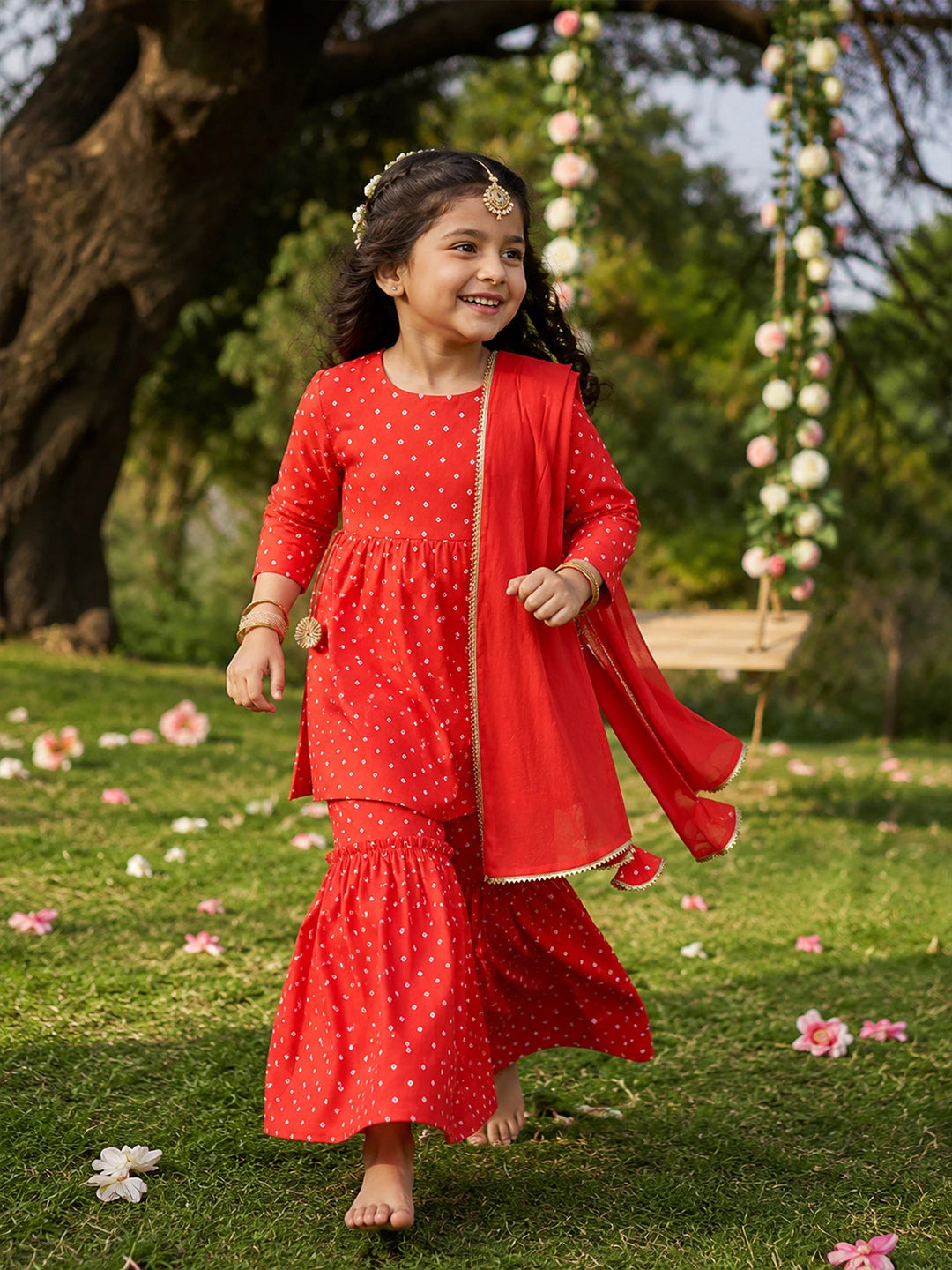 3 Piece Kurta Sharara Set