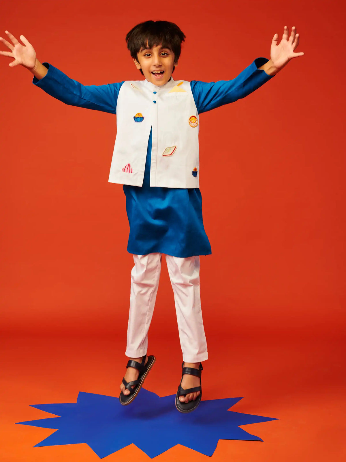 Mithai Boys Kurta Jacket Set Somersault