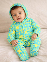 Green Spaceship Hooded Sleepsuit