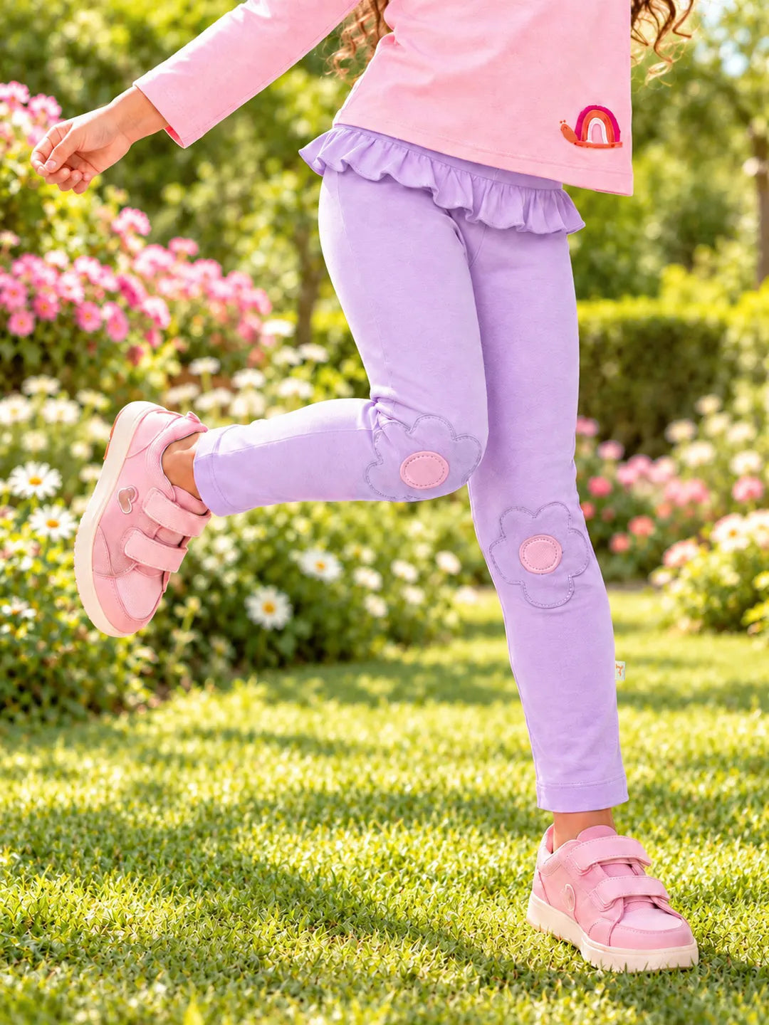 Ruffle Detail Leggings