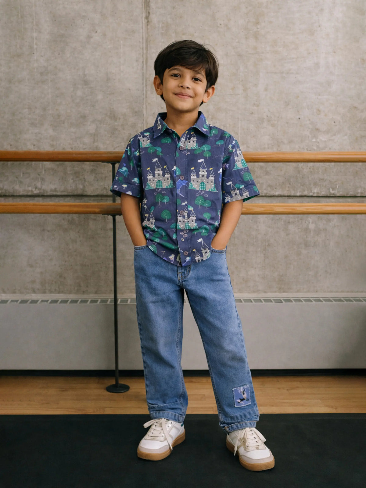 Forest Fun Shirt & Denim Set