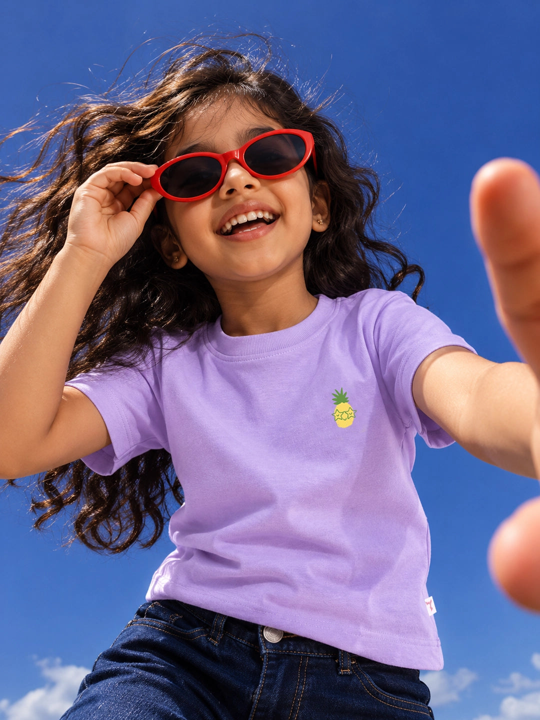 Lilac Pop Girl's T-Shirt