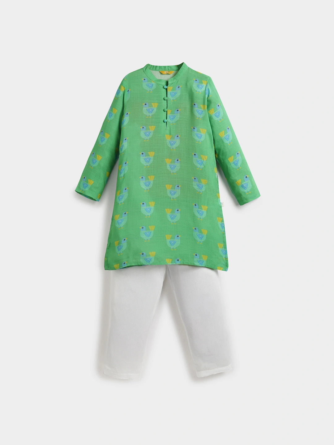Festive Ease Printed Kurta Pajama Set