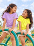 Pack of 2 Half Sleeves Girl's T-Shirts