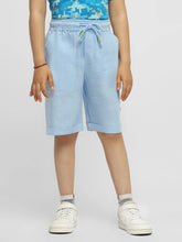 Blue Lagoon Cotton Bermuda Shorts