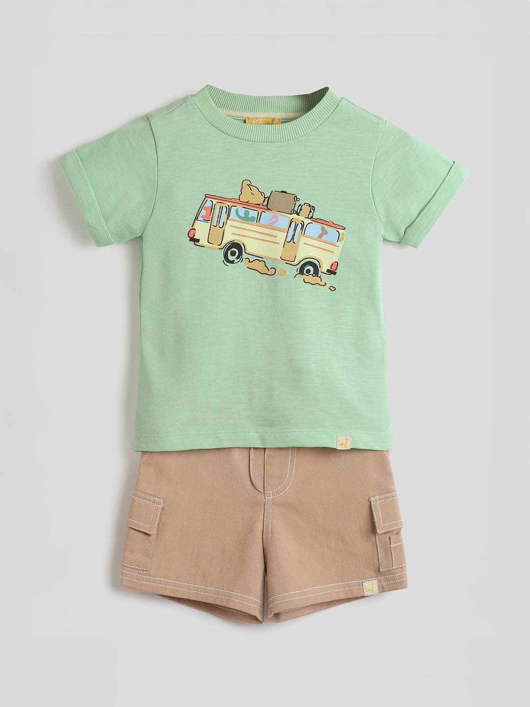 Cotton Tee & Shorts Set